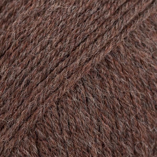 Drops Fabel tynd uldgarn farve 300 brun