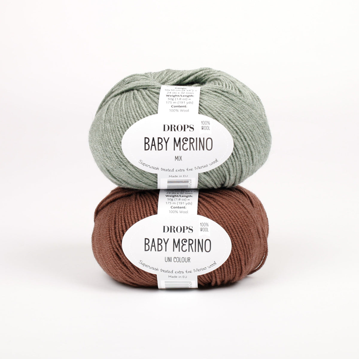 Drops baby merino. tynd merino uld kan maskinvaskes